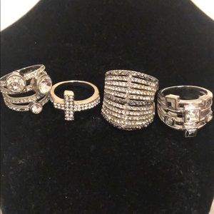 Cubic Zirconia set of four